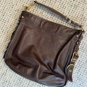Brown Leather Shoulder Bag